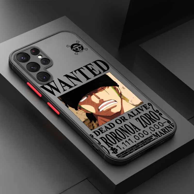 Frosted Translucent Soft Phone Case - Ones Pieces Wanted Notice Cover