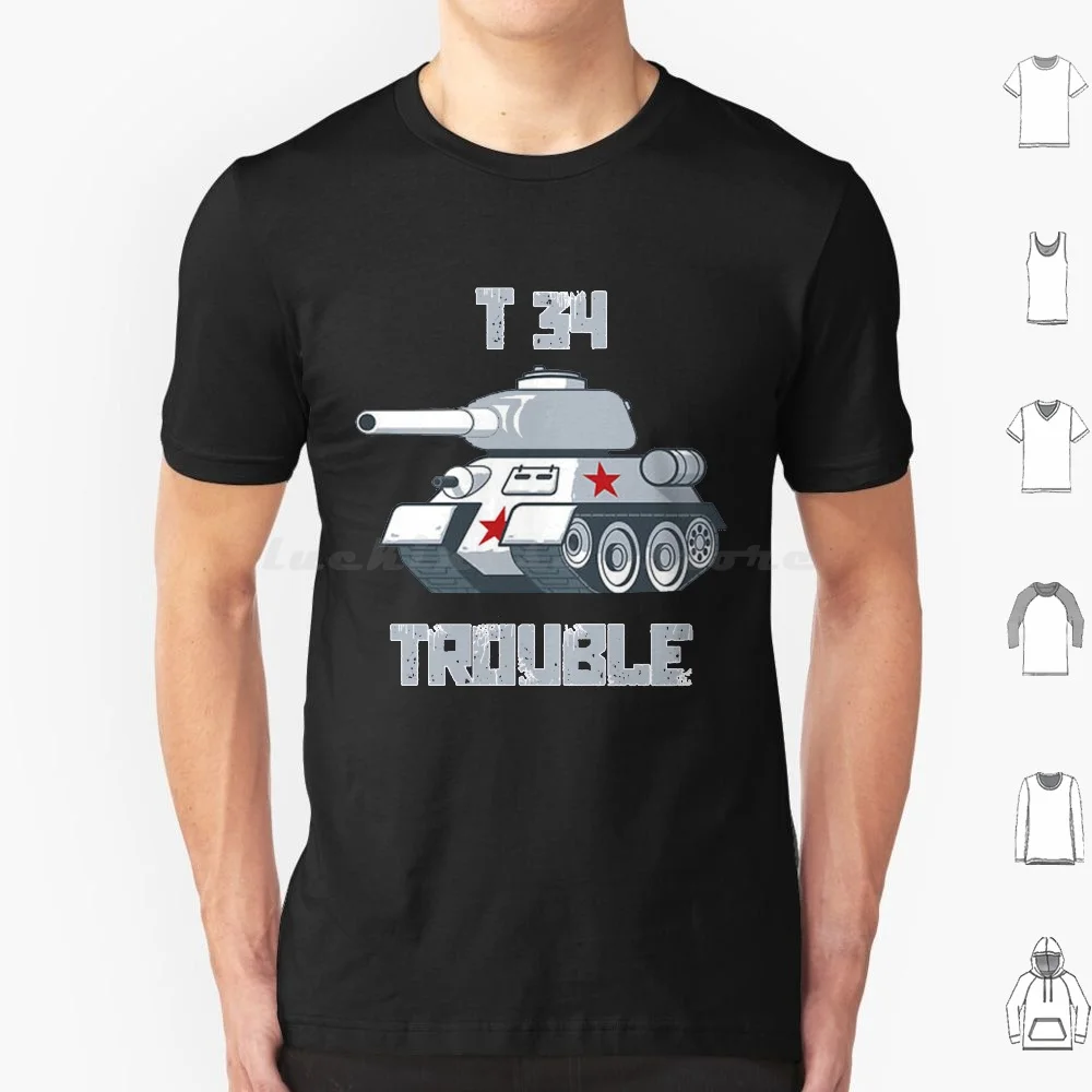 T34 Tank Design T Shirt Uomo Donna Bambini 6Xl T34 Tank T34 Russia World War 2