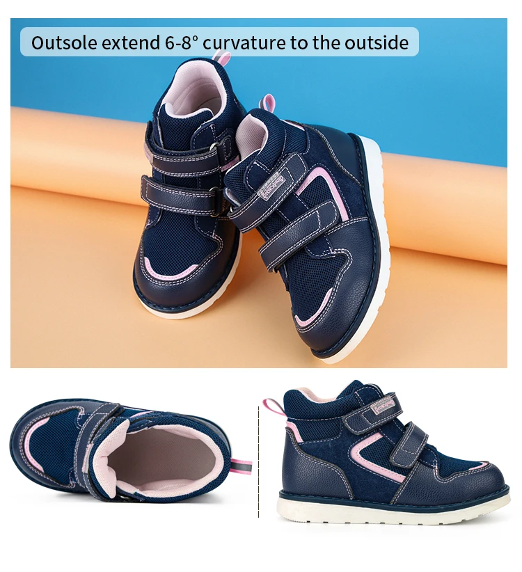 children's sandals near me Princepard Children Orthopedic Sneakers for Flatfeet Ankle Support Kids Sport Running Shoes with Insole Corrective Boys Girls best leather shoes