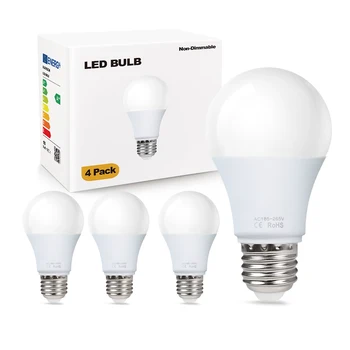 4PACK 220V LED Light Bulbs E27 Spotlights For home SMD2835 6W 9W 12W 15W 18W LED Lamp Saving Cold Warm White Bombilla Ampoule