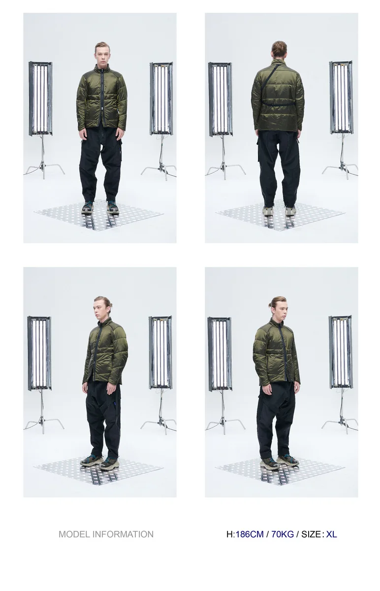 Reindee Lusion 21aw Lightweight Thinsulate waterproof cotton-padded jacket inner-liner techwear