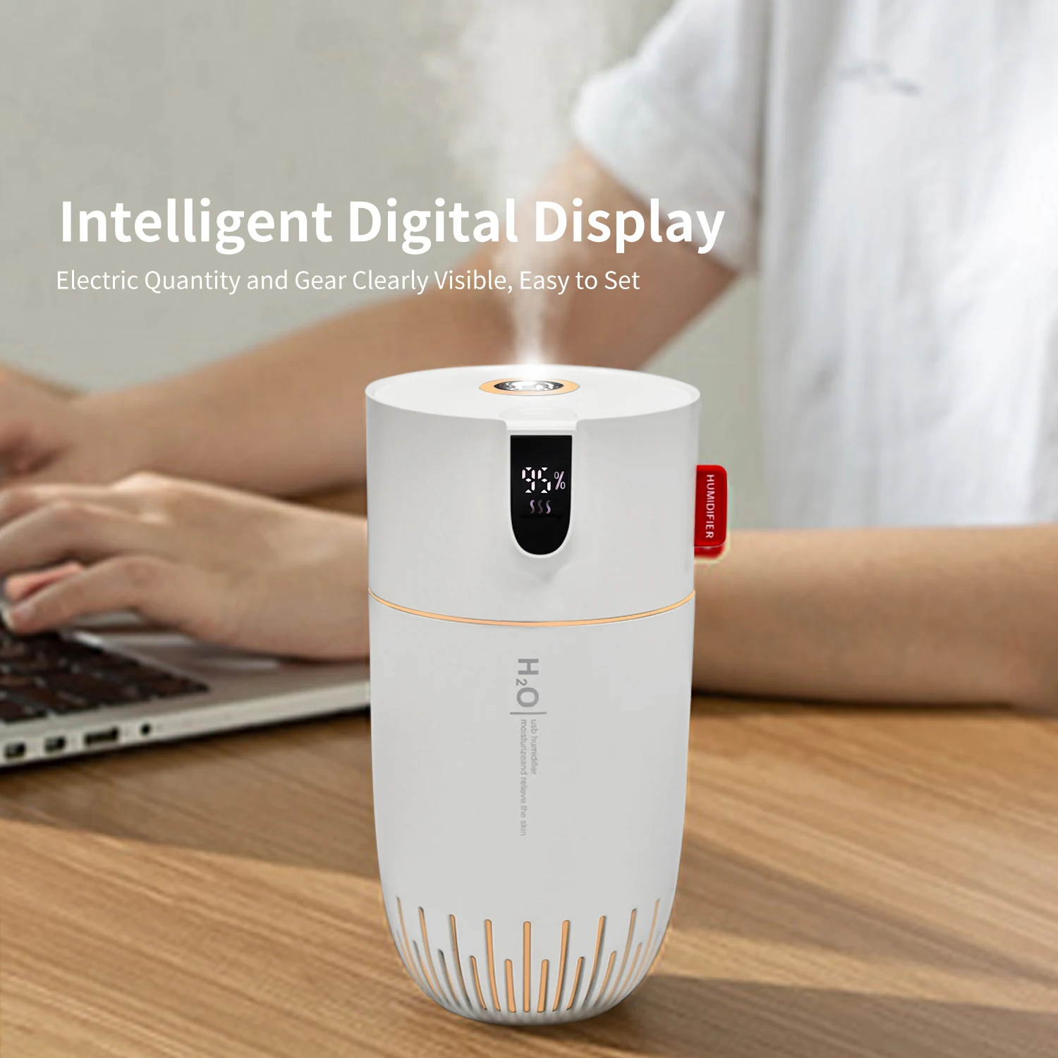 450ML Wireless Mini Aromatherapy Humidifiers Diffusers for Home Office Portable USB Essential Oil Diffuser Car Air Humidifier