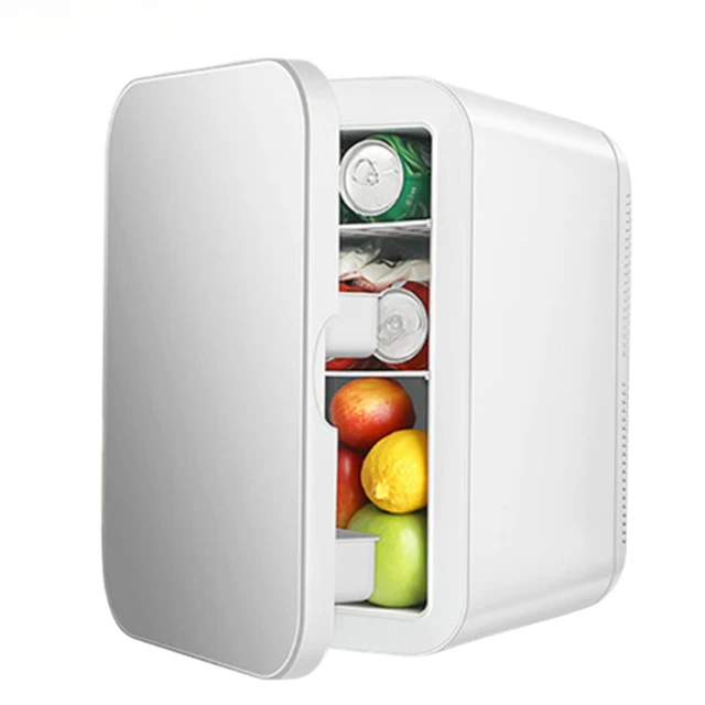 Mini réfrigérateur de voiture électrique portable, glacière pour la maison, le camping, le voyage, 6l, 12V, DC 220V, AC, beauté, plus chaud 1