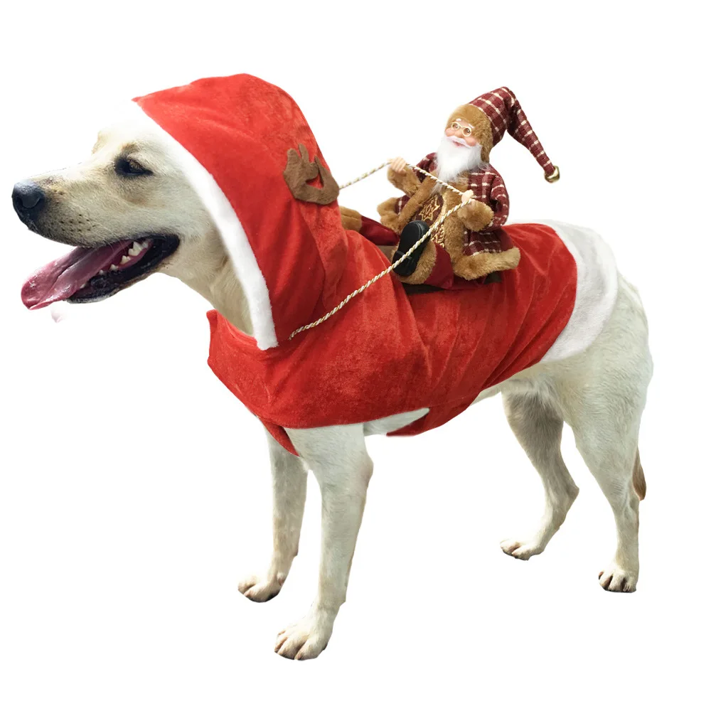 Déguisement de Noël pour Chien : Selle de Père Noël | Vêtements Canins de Luxe - 2025 - Vêtement et accessoires pour chiens - Doglovedesign