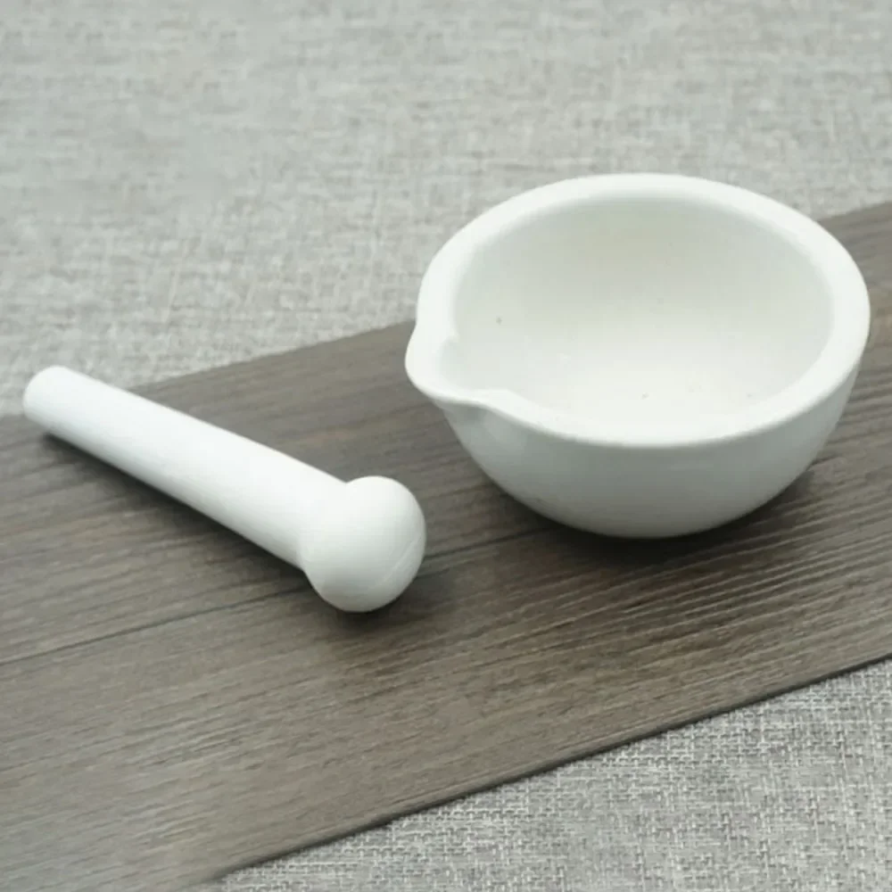 Household Ceramic Mortar and Pestle Set Grinding Bowls for Kitchen Spices Teas Garlic Pepper Grinder Mini Herb