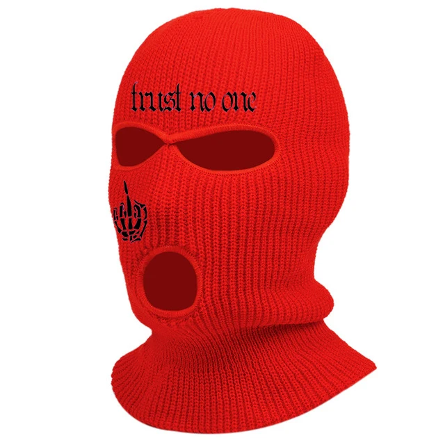 skully hat men's 1Pc AK47 Embroidery Balaclava Face Mask for Cold Weather, Winter Ski Mask for Men and Women Thermal Cycling Mask free shipping new era skully beanie Skullies & Beanies