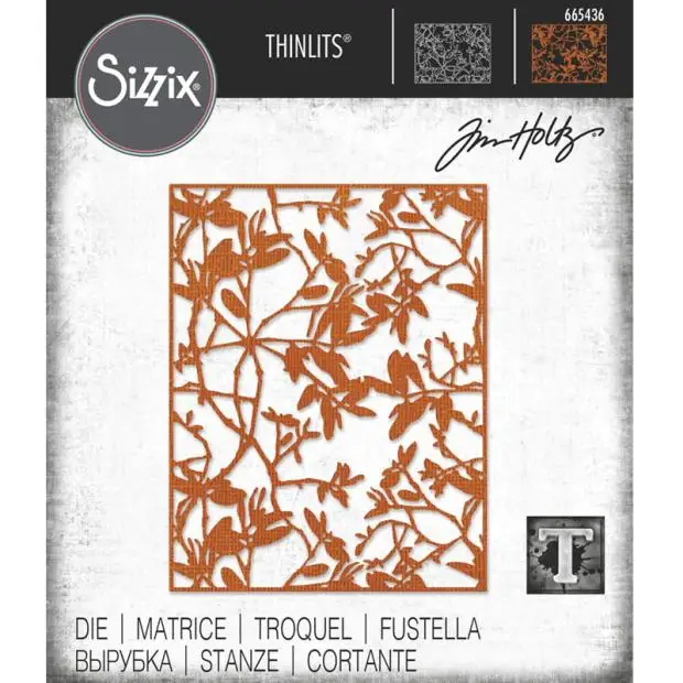 

Sizzix 665436 Thinlits Die - Leafy Twigs от Tim Holtz
