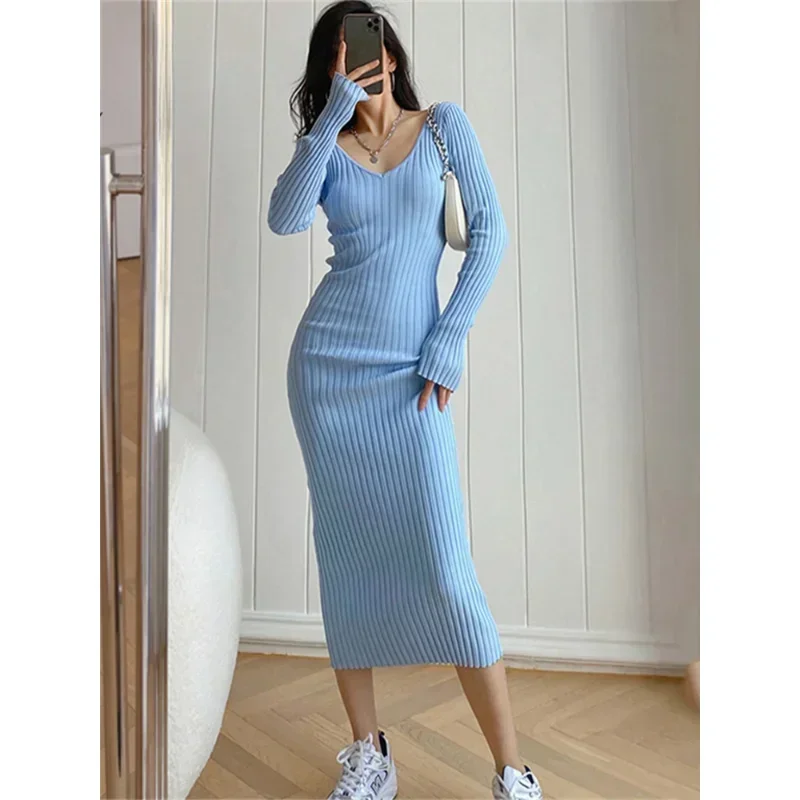 Trendyol Vrouwen Vrouw Regular Wrapover Double-Breasted Gebreide Jurk, Zwart, 66