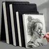 A4/A5/A6/16K sketchbook+Pencil set,Spiral bound sketchbook-30 sheets,perfect for beginners and aetists to draw 6