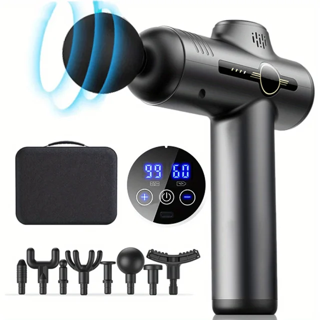 99 Level Massage Gun Fascia Deep Muscle Relax Body Neck Massager Electric Fitness Equipment Noise Reduction Male Female 5
