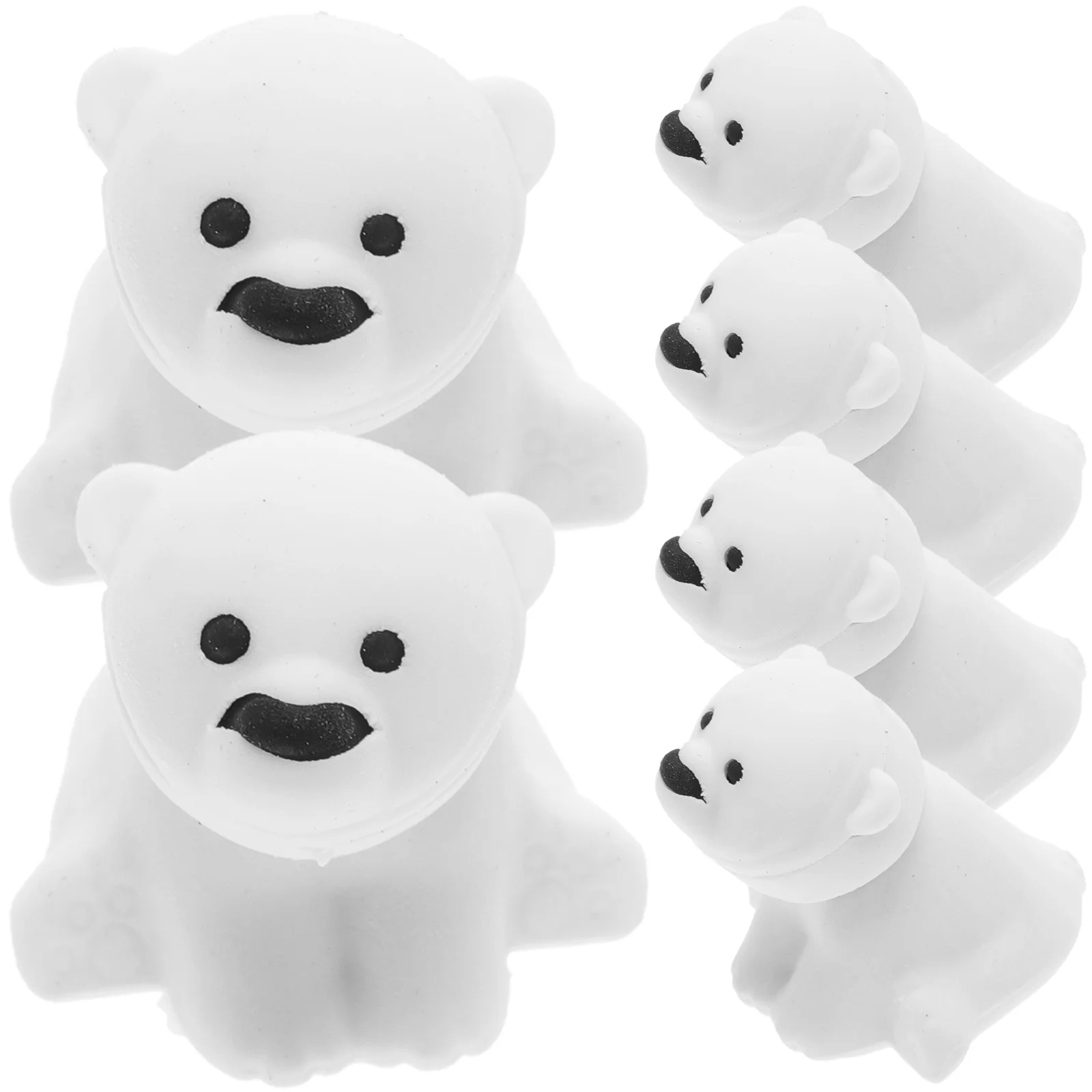 

Polar Bear Shape Rubber Erasers Drawing Erasers Mini Pencil Eraser Stationery Studying Supplies for Kids Presents