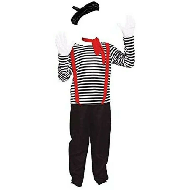 Disfraz Mimo Niño Carnaval Profesiones Fiesta Teatro Cumpleaños - Cosplay  Costumes - AliExpress