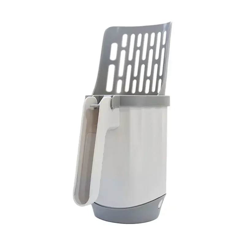 Self-Cleaning Cat Litter Scoop with Refill Bag for Effortless Pet Waste Management