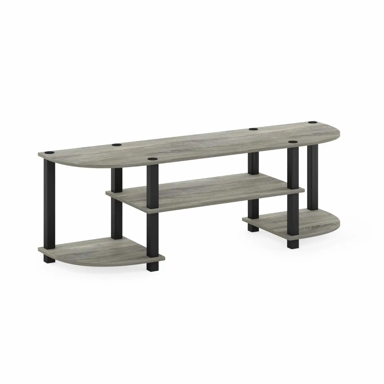 

Furinno Turn-S-Tube Wood TV Entertainment Center for TV up to 55"
