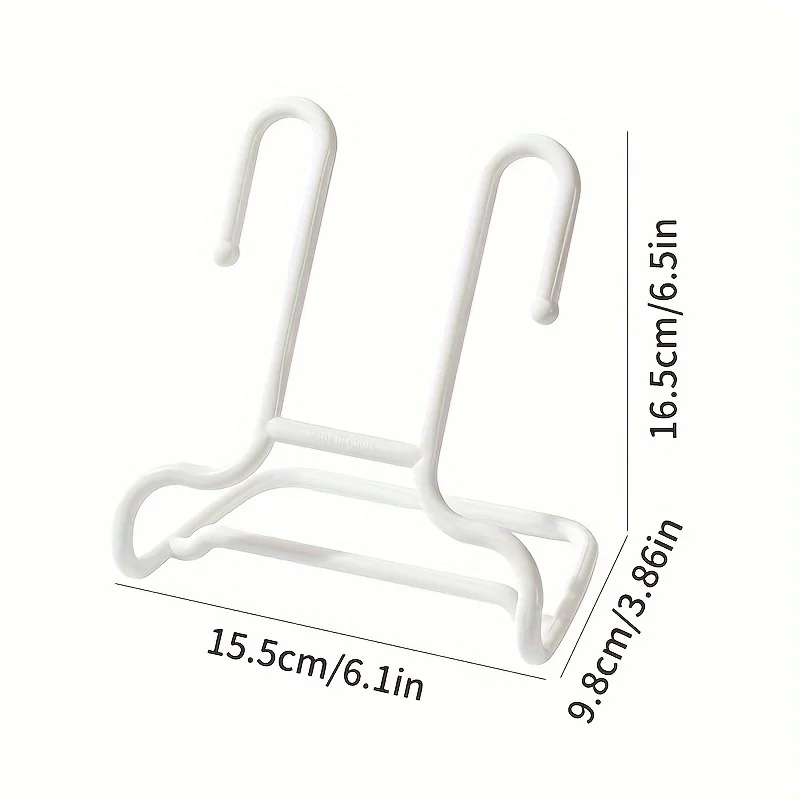 Plastic Shoe Drying Racks Dual-Hook Design for Balcony & Multipurpose Hanging Shoe Organizer Storage 2-Pack shoe rack,shoe organizer