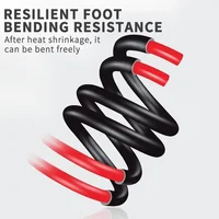 100 เมตร/10 เมตรอัตราส่วน 3:1 กาวเรียงราย Dual Wall ท่อหดความร้อนหนากาวอัตราส่วน Shrinkable Tube กาวเรียงรายห่อชุดสายไฟ 3