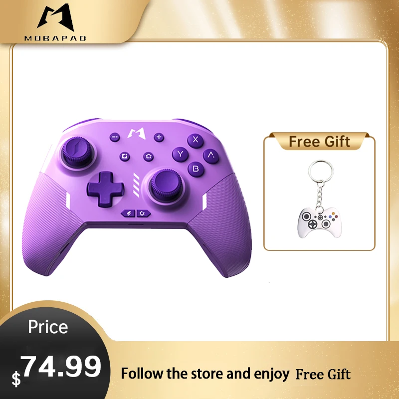 

MOBAPAD M9 Huben Mechanical Elite gamepad HD Controller Nintendo Switch PC Android iOS Game Accessories,six-axis, ALPS joystick