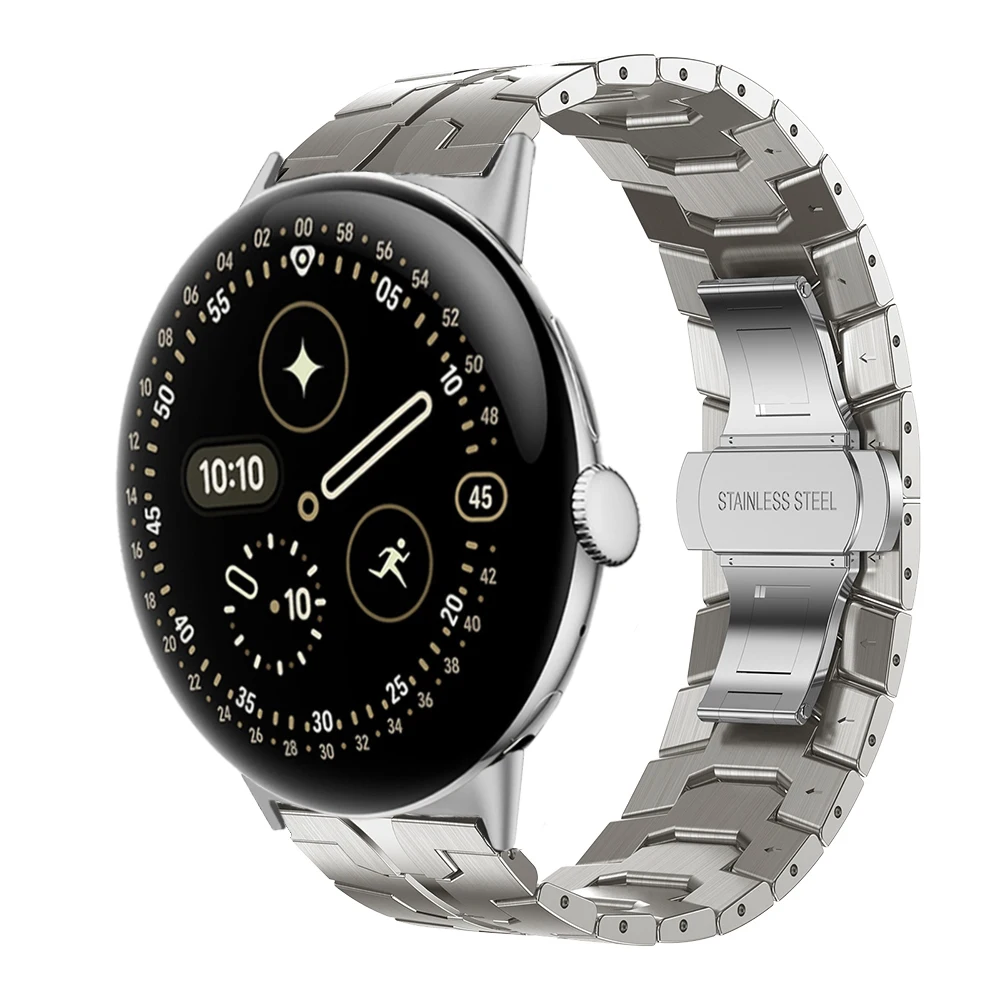 Luxury Stainless Steel Watch Strap – Men's Wrist Bracelet Accessories