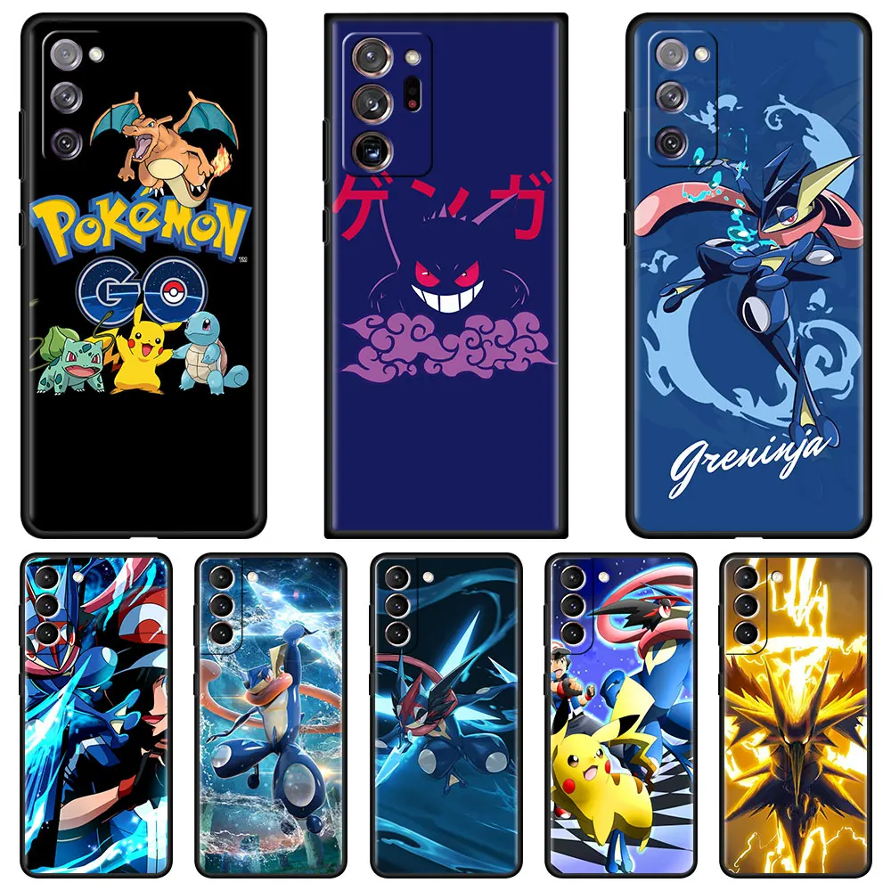 

Cartoon Anime Pokemon Soft Case For Samsung Galaxy S22 Ultra S20 FE S21 s24Plus S10 Lite S9 S8 S22 S24 Edge Silicone Phone Cover