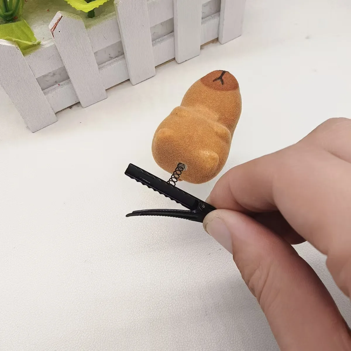 2 3 4pcs Plush Capybara Hair Clips Hairpins Cute Animal Funny Children Hairslide Lovely Girls Hair Barrettes Headdress Kids