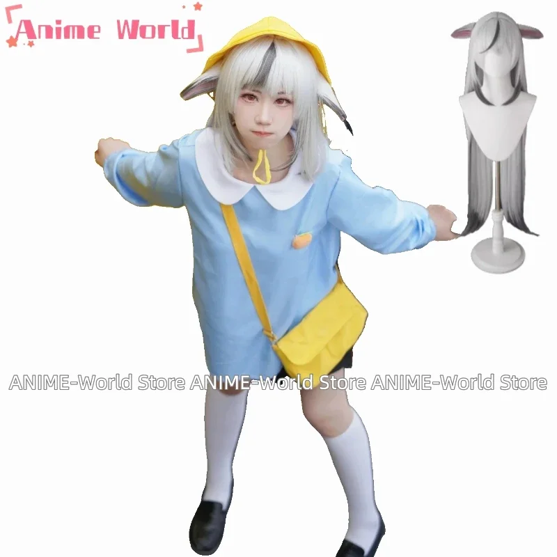 

《Custom Size》Game Blue Archive Sunohara Kokona Cosplay Costume WIth Bag Hat Socks