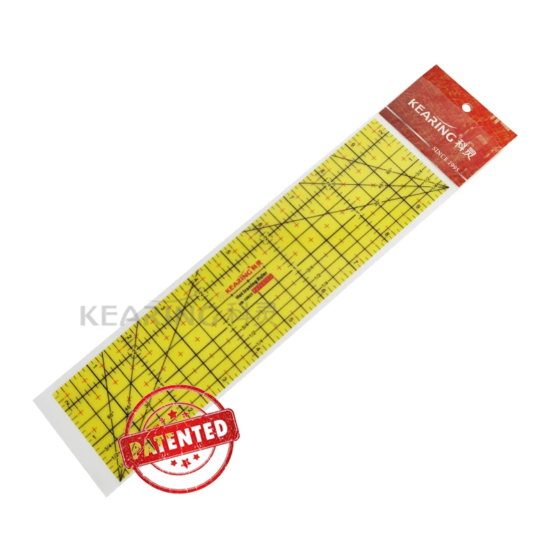 Ironing Ruler High Temperature Ruler Stitching Sewing Tool Transparent Heat-resistant Ruler Kling 