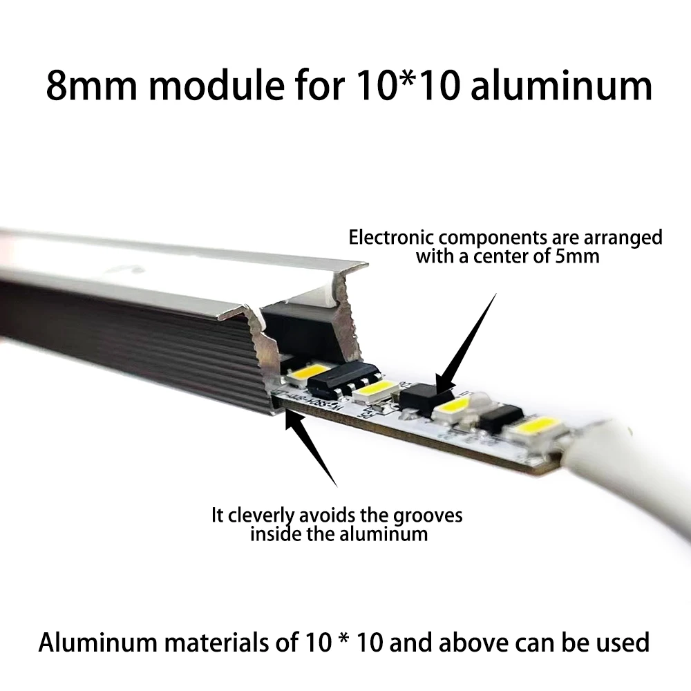 Description Picture 2 of itemDC6-12V 5A Hand Wave Scan IR Sensor Switch ON/OFF DIY LED Closet Cabinet Light Wardrobe No Dark Zone Sweep Sensor