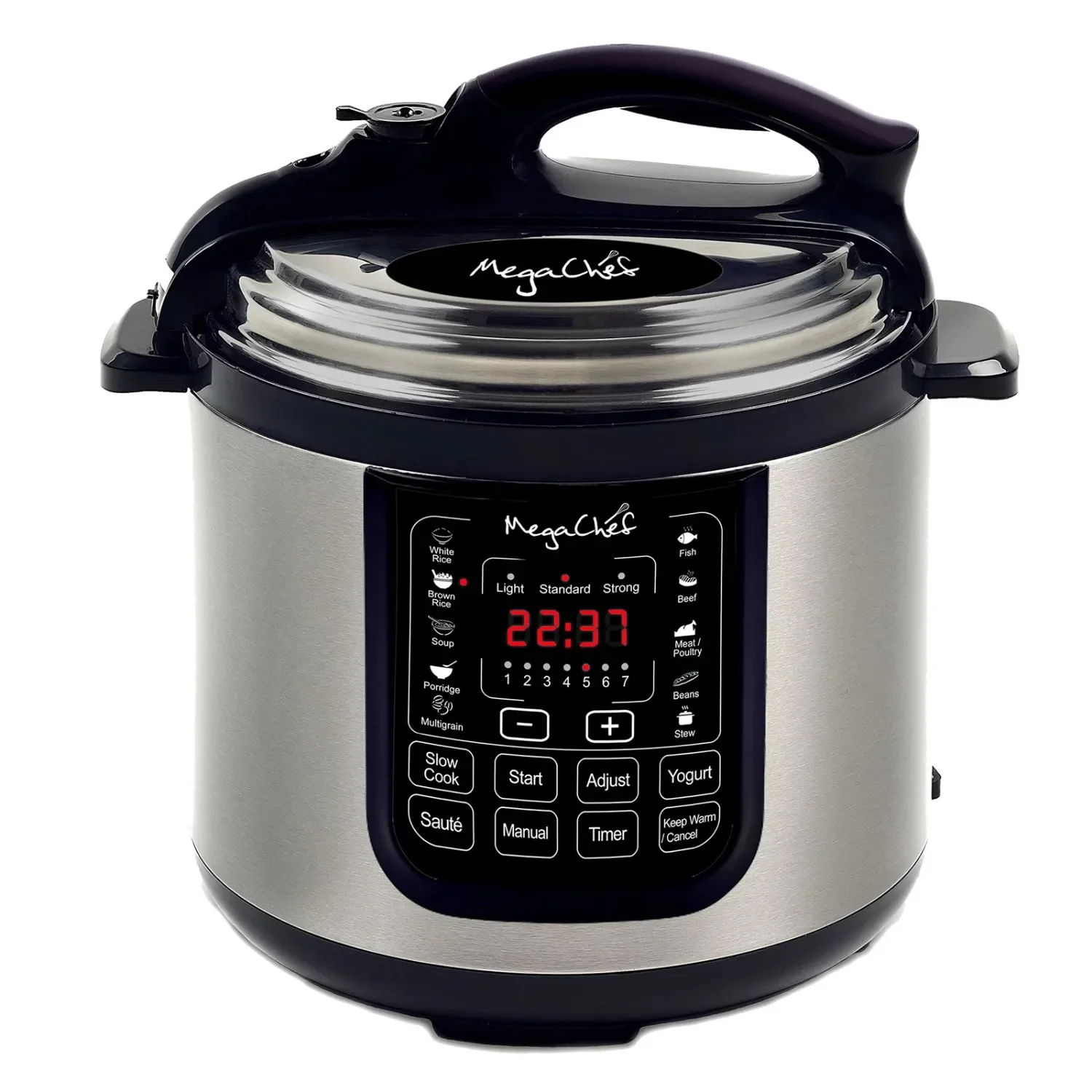 

Electric Pressure Cooker with 13 Pre-set Multi Function Features ，8 Quart slow cooker