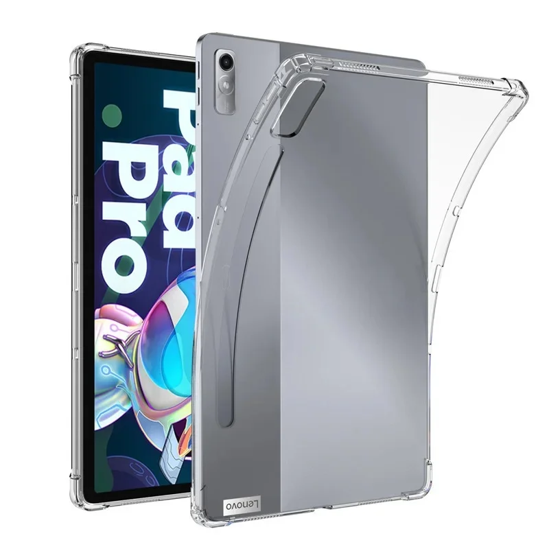 

Clear Case for Lenovo Xiaoxin Pad Pro 2022 11.2 Inch TB-132FU TB-138FU Soft Transparent TPU Anti-fall Skin Bumper Back Cover