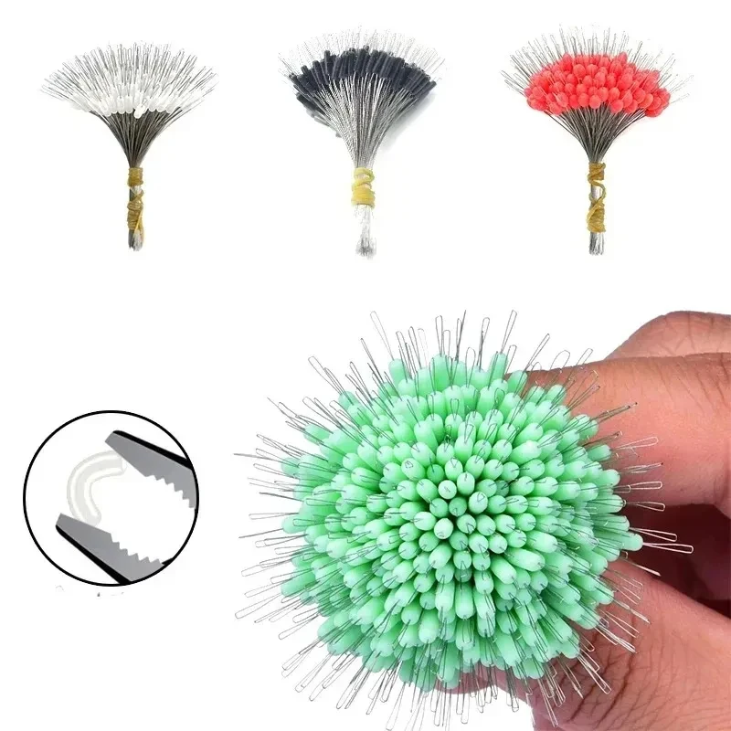 Silicone Space Bean Oval Fishing Float and Line Stopper Combo