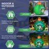 Light up Inflatable Christmas Ball with Air Blower Christmas Decoration Outdoor Blow up Xmas Ornaments Outside with LED Lights 4