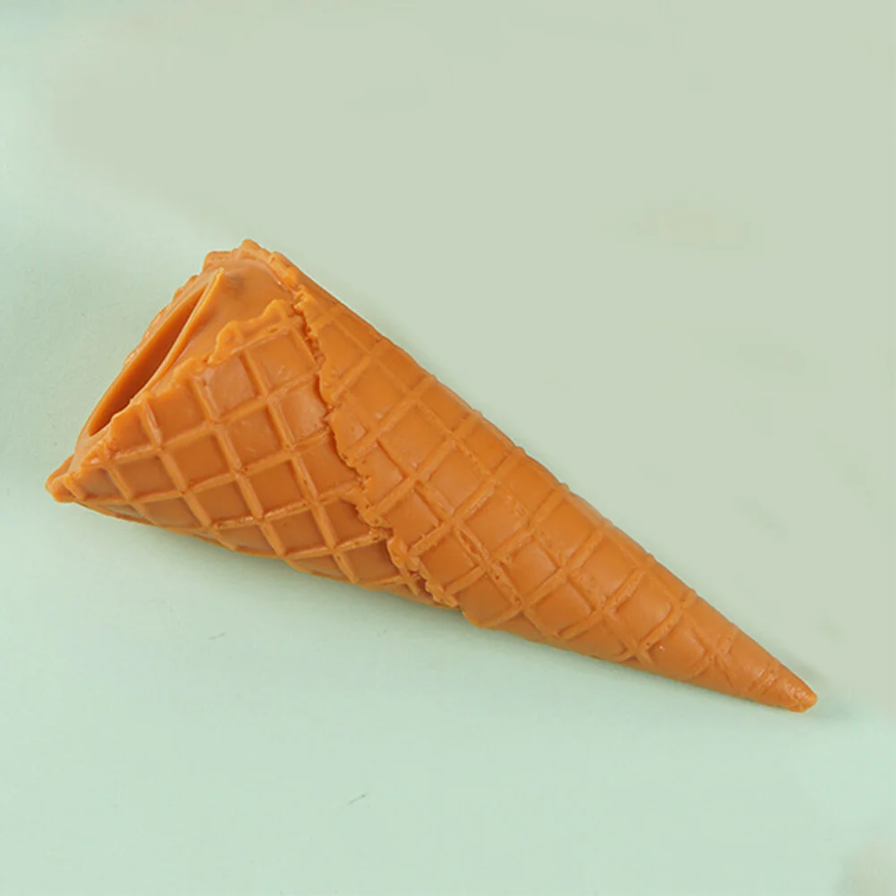 

Simulated Ice Cream Cone Base Pretend Food Model Fake Food Model Food Decoration