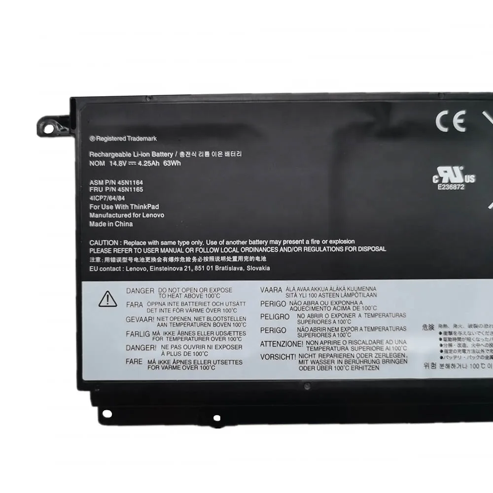 Shuozb 14.8v 63wh 45n1166 Bateria do Portátil para Lenovo Thinkpad s5 S5-s531 S530 S540 45n1167 45n1164 45n1165 4icp7 64 84 Ferramentas Gratuitas - Imagem 4