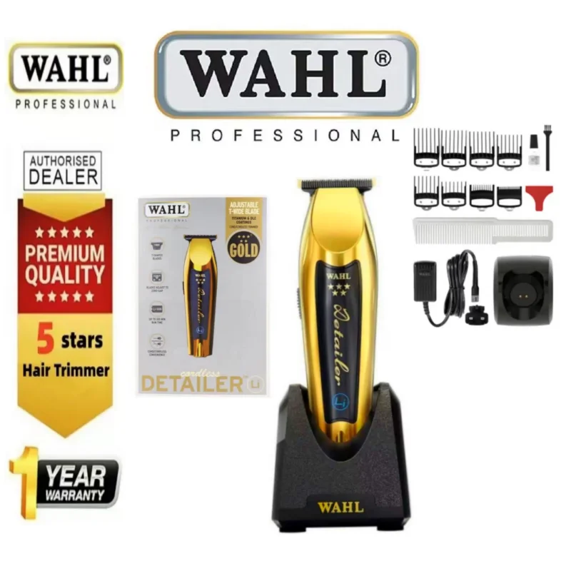 Wahl 8148 Professional 5 Star Series Gold Cordless Magic Clip Hair