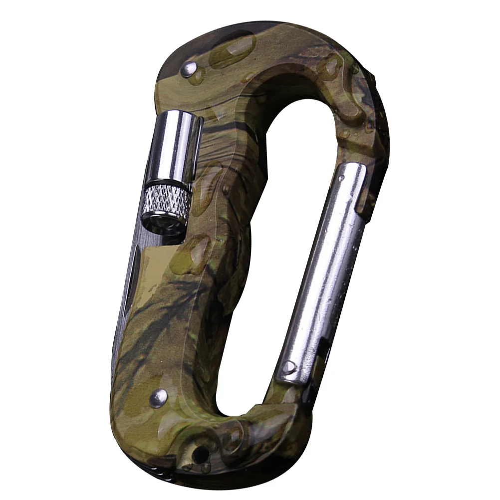 

1 PC Portable Multipurpose Stainless Steel Carabiners for Climbing Sports