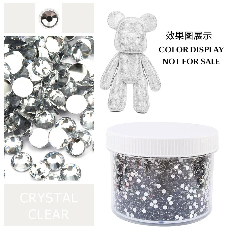 Large Box of Assorted Jelly AB Resin Non-Hot Fix Flat Back Rhinestones