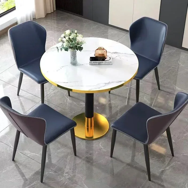 Luxury Coffee Table Sets Nordic Salon Chairs Dining Room Kitchen Tea End Black Floor Muebles Familiares