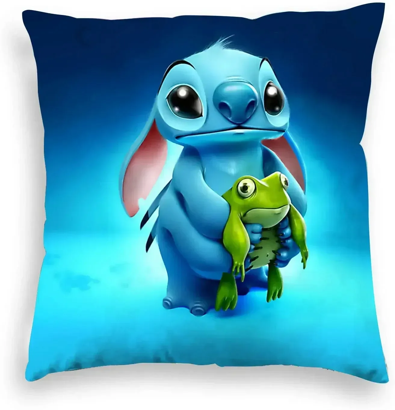 Stitch Cushion Cover Disney Lilo & Stitch Pillowcase Plush Toy Anime Kawaii Pillowcase Home Room Decoration Children Gift 3