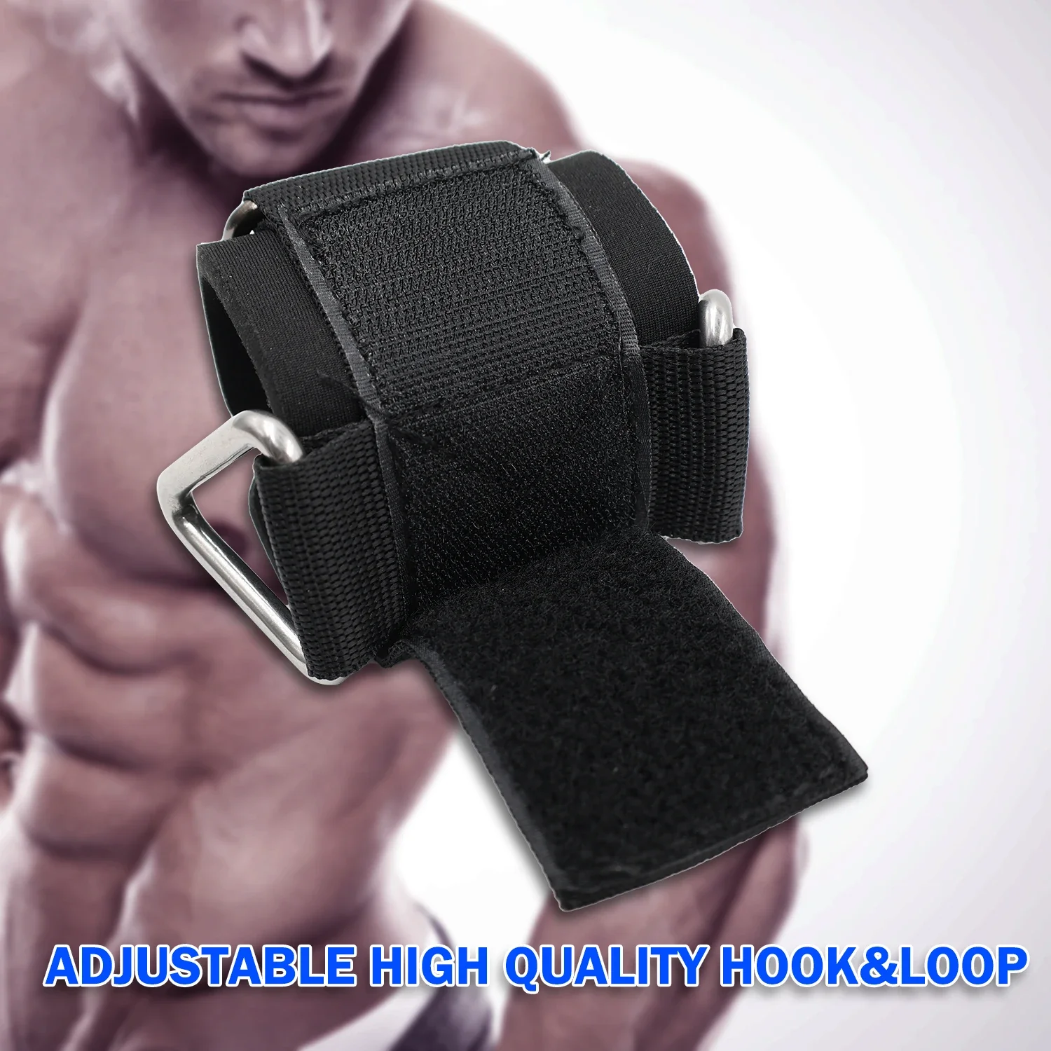 Wrist straps for Resistance band workout Cable Machines Neoprene Padded Wrist Cuffs Gym Home Fitness Equipment 1Pair 2