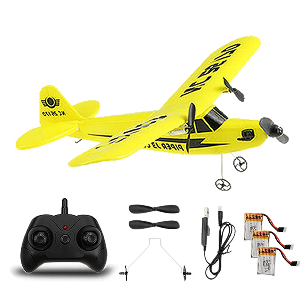 Iniciante Eletricidade Avião Rc Cessna 182 Kit Uav Brinquedo De Controle  Remoto Planador De Avião Distância Aérea 150 Metros Diy Planador De Espuma  Epp Elétrica Aumente A Bateria Para Voar Mais 