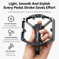 WEST BIKING pédales de vélo scellées roulement DU pédale antidérapante vélo de route de montagne cyclisme alliage vtt pédale accessoires de vélo 4