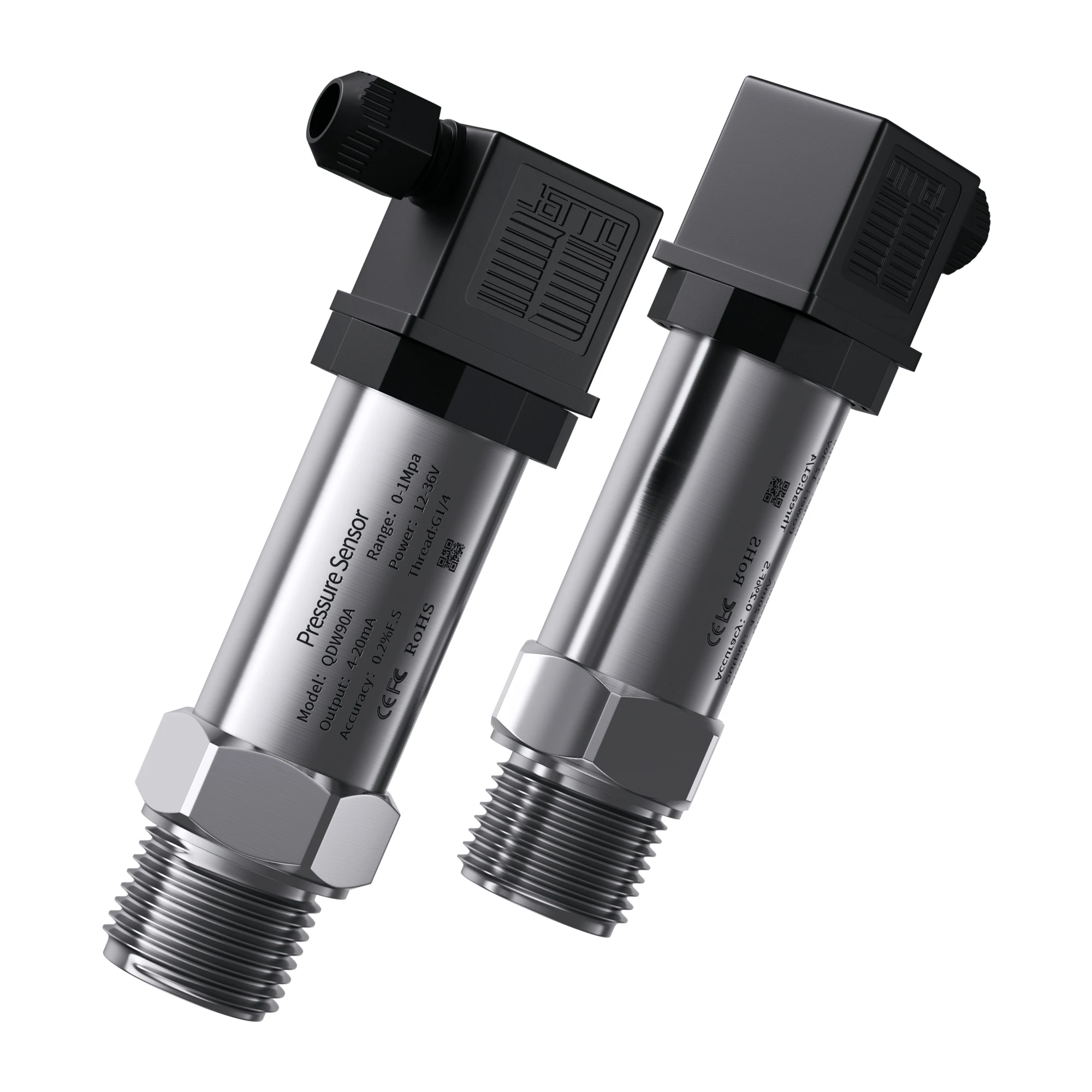 0.1bar 1 bar 10 bar 50 200bar 600bar Pressure Transmitter Sensor g1/4