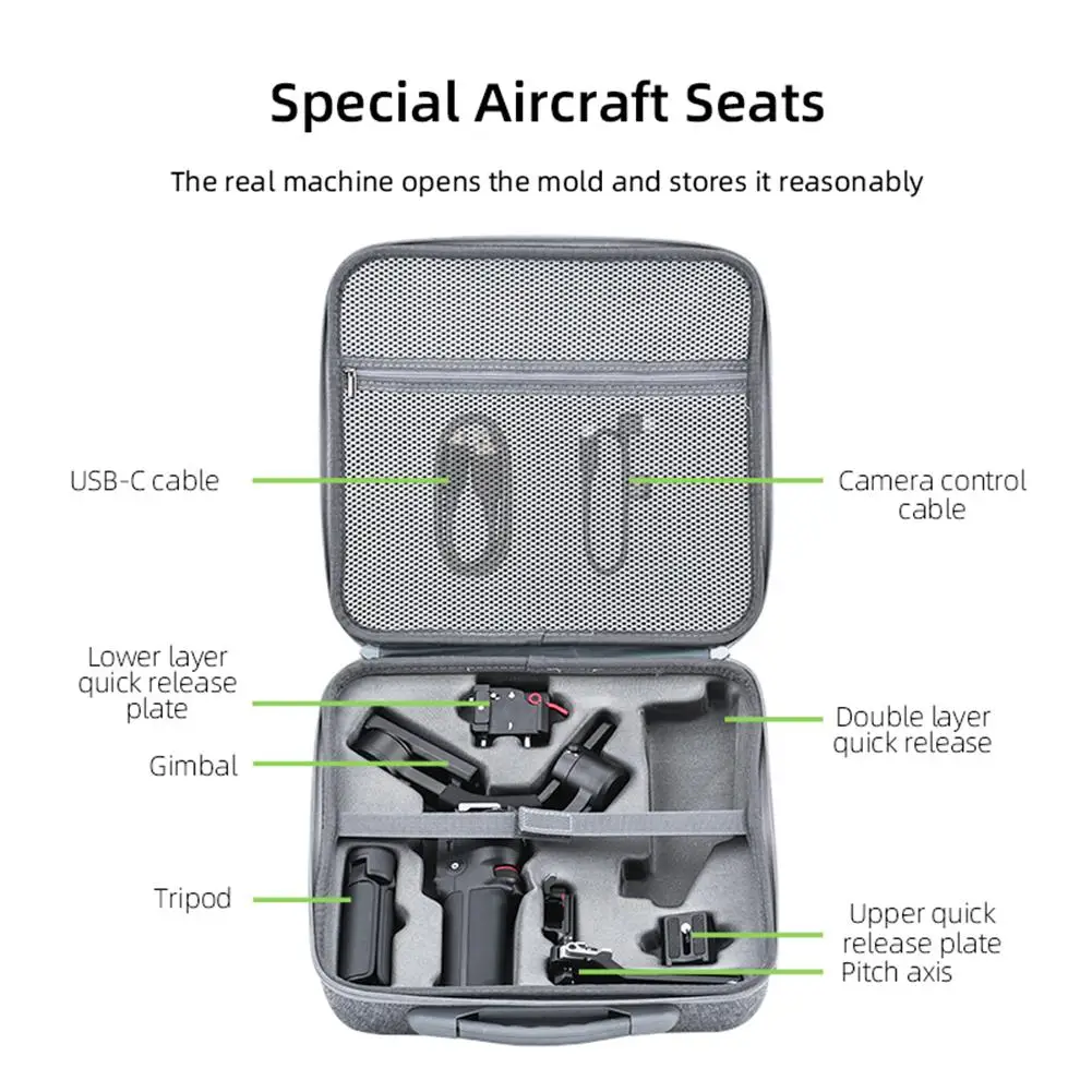 Storage Bag For Dji Rs Mini 3 Stabilizer Carrying Case Travel Portable Shoulder Bag Protective Cases Handheld Gimbal Accessories