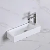 Small Size Mini Tabletop Basin Washbasin Wall Mounted Washbasin Small Wall Mounted Basin Extremely Narrow and Slender 2