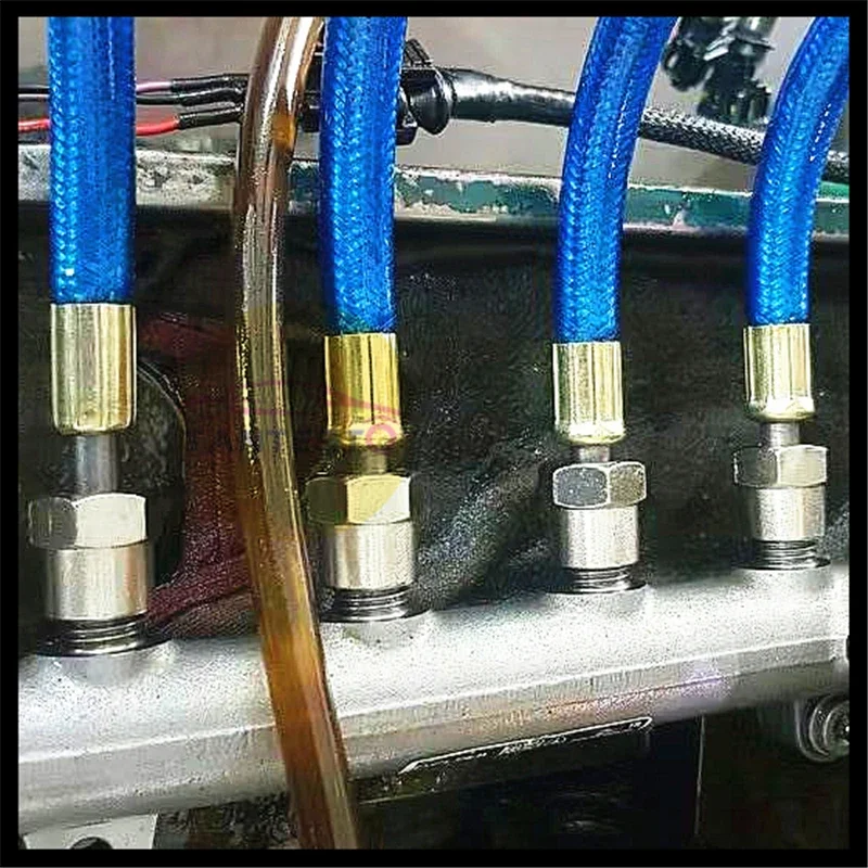 45CM 60CM 2500BAR M14-12/14/16/18 M12-12/18 High Pressure Diesel Pipe Fuel Delivery Tube for Common Rail Test Bench ALY MACHINE diesel injector tube
