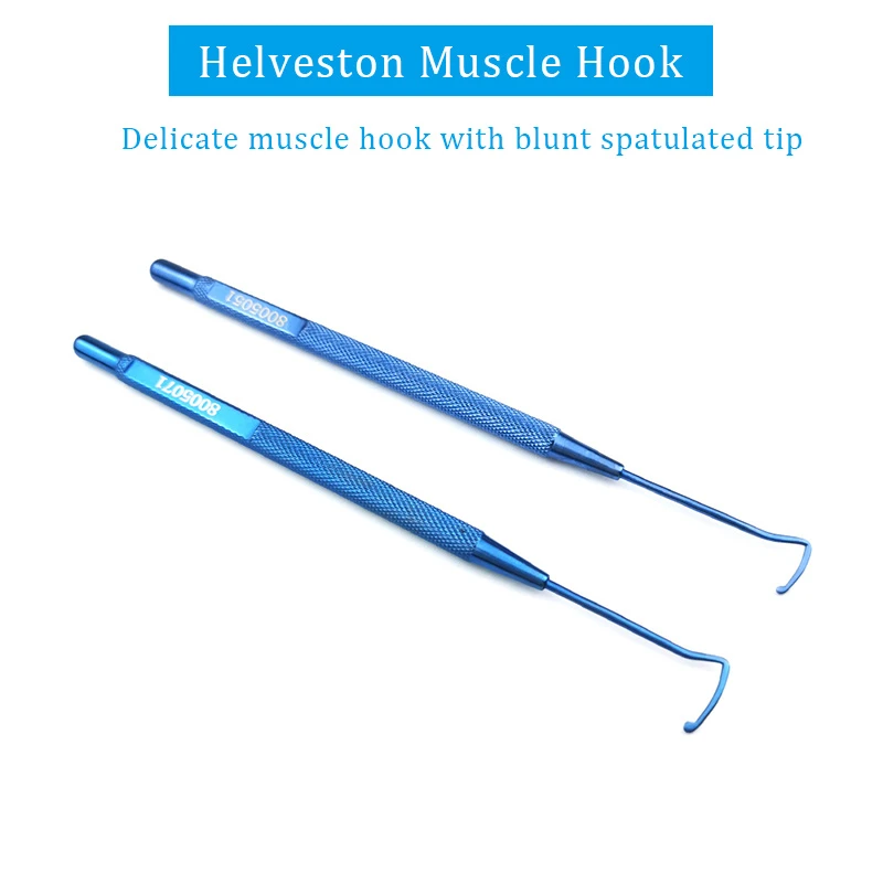 Muscle Hook Ophthalmic Helveston Muscle Hook Veterinary Surgical Eye Tools Physiotherapy