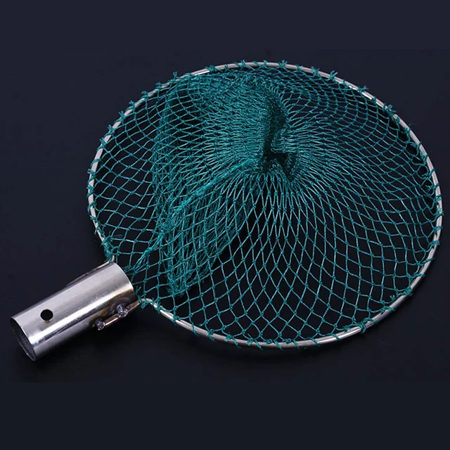 Dense Fishing Mesh Net Head Fishing Tackle Copying Net Head for Freshwater Saltwater Without Handle 2