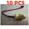 10PCS Original NEW BR-1/2AA BR14255 3V Lithium PLC Battery With Little Black Connector 1