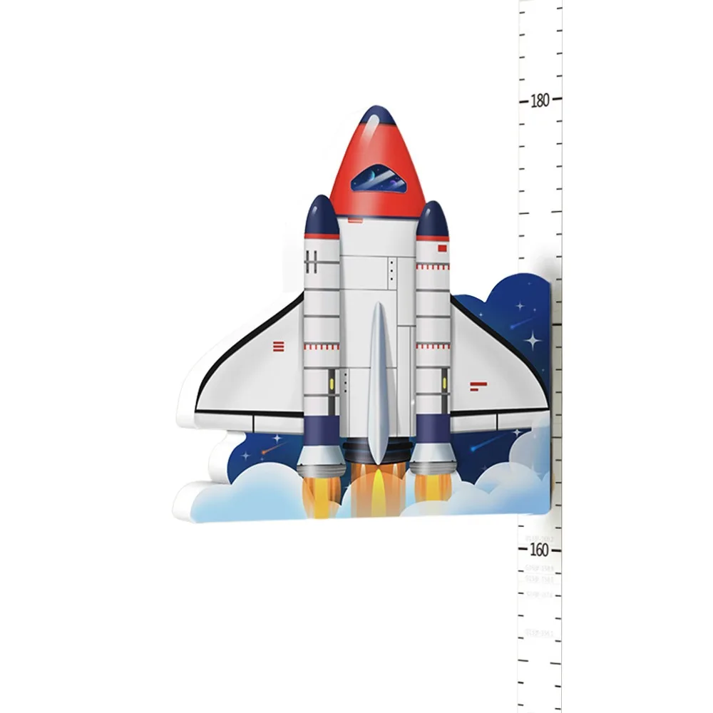Colorful 3D Cartoon Animal Children's Height Growth Chart - Removable Wall Art Ruler
