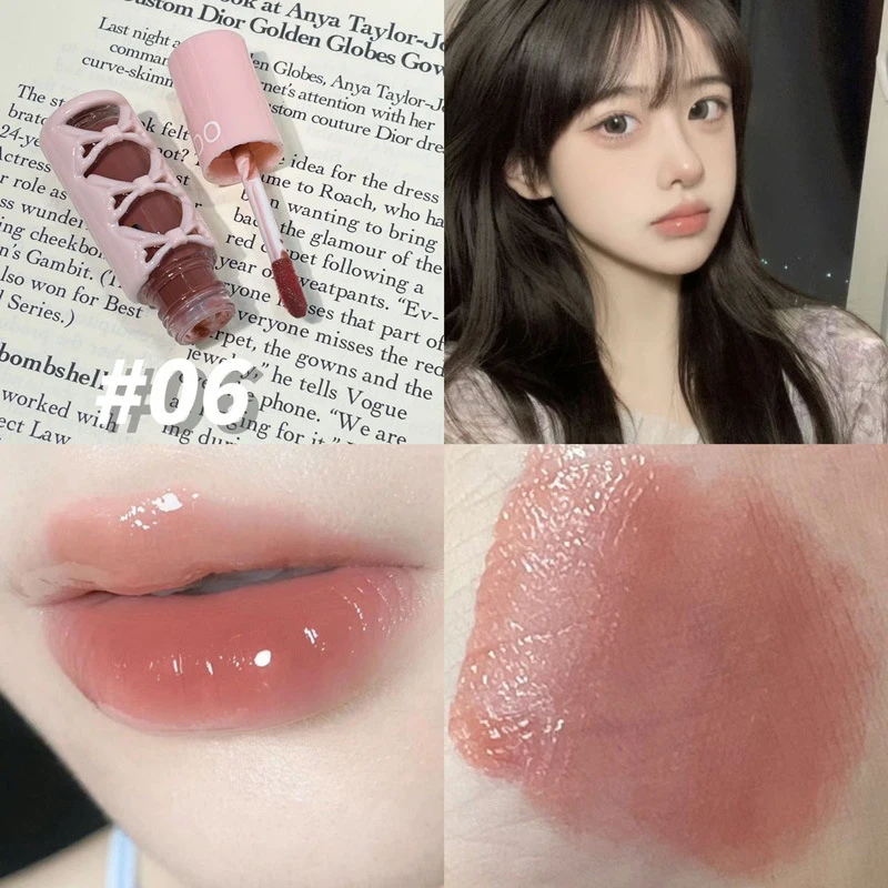 

6 Color Long Term Moisturizing Lipgloss Lasting Makeup Nourishing Mirror Lipglaze Not Easy Stick Cup Jelly Lipstick Cosmetics